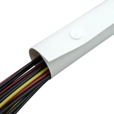 Button Uv Waterproof Cable Bundles Electric Wire Wrap White Anti-static Insulation Cable Management Sleeves