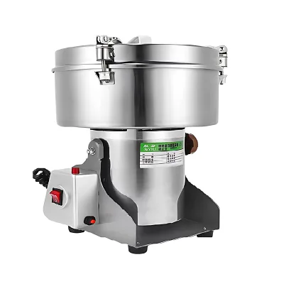 Industrial Electric Grain Mill Stainless Steel Spice Grinder Motor Core Efficient Powder Making SUS304 5kg Automatic Crushing