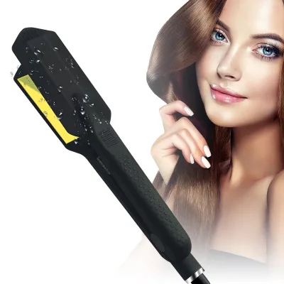 2 in 1 Curling Ceramic 3D Private Label Flat Iron Wholesale Professional Hair Curler Straightener