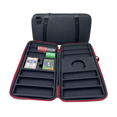 OEM ODM Hot Sell Waterproof Zipper Carry Traveling Case with Foam Case Padding for 300 Empty Poker Chip