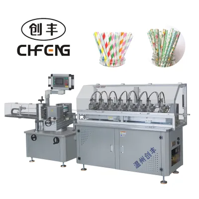 High Quality Full Automatic High Speed Biodegradable Paper Drinking Bending Straw Making Machine for Restaurant Food Service