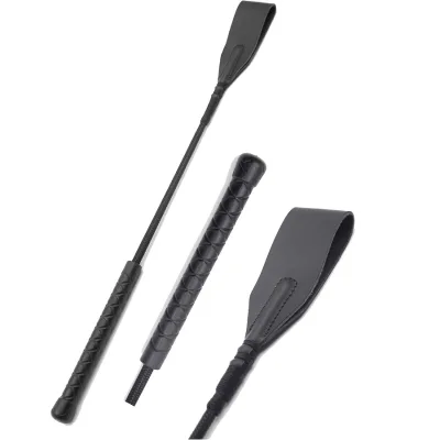 Sex Toys for Couples OLO 46CM SM Flirt Whip Bondage Leather Whips Fetish BDSM Long Horse Riding Spanking Flirt Flogger Games