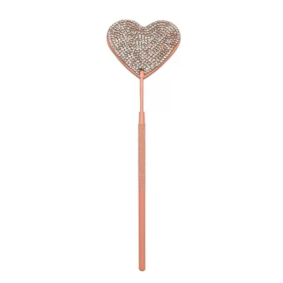 Wholesale Lash Mirror with Diamonds Lash Supplies Hand Inspect Mirror Custom logo Lash Extensions Mirror