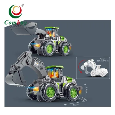 Simulation Light Sound Engineering Model Toys Cars and Trucks