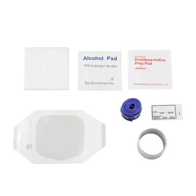 Disposable Surgical Operating Kit IV Infusion Start Kit with PU Film Medical Dressing Pack Nursing Kit Dressing Set