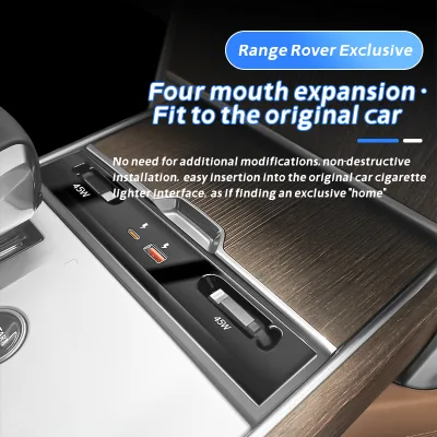 For Land Rover Range Rover Usb Expansion Hub Charging Adapter Fast Charger Expansion Dock