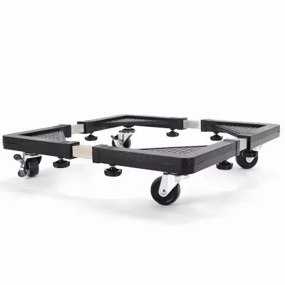 Adjustable Telescopic Household Refrigerator Moving Rack Storage Holders & Movable Bracket Base
