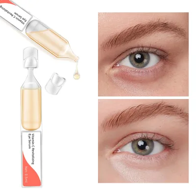 Advance Vitamin C Revitalizing Age-defying Eye Serum Vials with Copper Tripeptide for Dark Circles and Puffiness