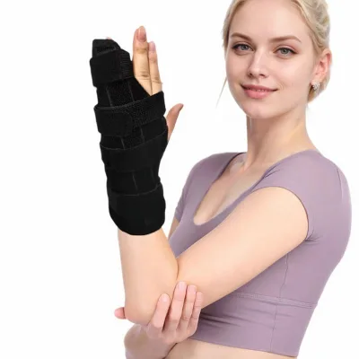 Finger Splint Fingerboard Separator Hand Wrist Training Thumb Fracture & Stabilizer Stroke Resting Night Immobilizer Brace Wrap