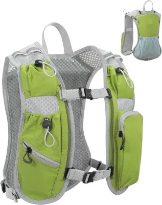 Custom Hydration Vest Backpack Lightweight Reflective Running Pack with 2L Bladder Outdoor Sports Daypack for Runners Cycling