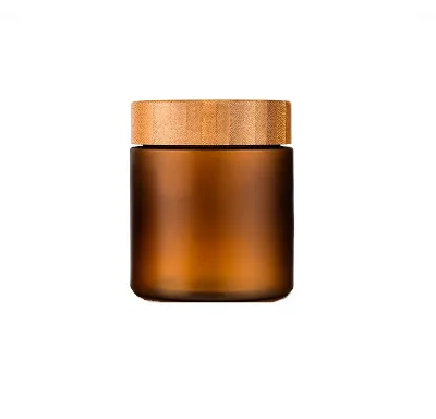 Hot Sales 150g 250g 500g Plastic tank with Bamboo Cover
