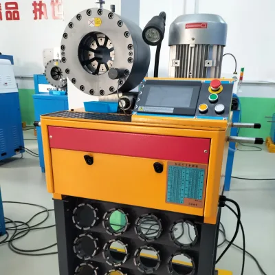 Hot Sale Hydraulic Hose Pressing Machine Intelligent Tube Shrinking Machine for Aircon Hose Crimping
