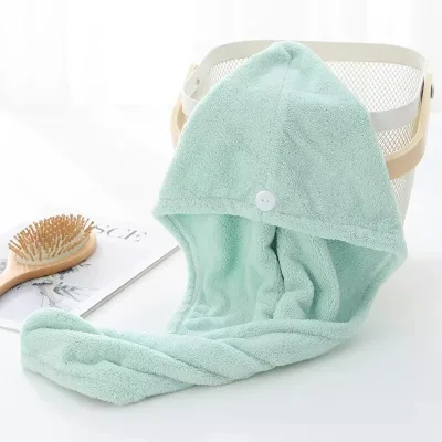 Personalized Microfiber Hair Towel with Custom Logo Quick Dry Hair Turban Twist for Hair Microfiber Towel Made Cotton-for Hotels