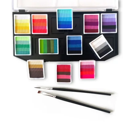 Quick Spot Delivery of Professional Water-soluble Facial and Body Painting Pigments for Customized Colors