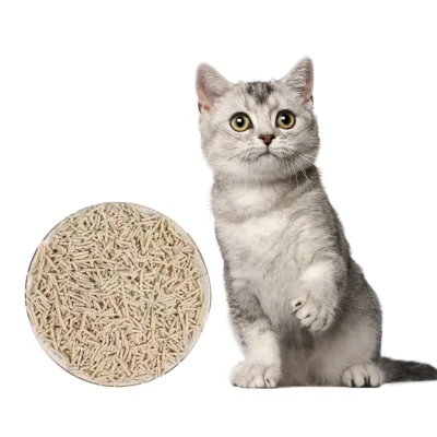 Eco Friendly 1.8kg Cat Litter Sand Pet Soy Clumping Starch Guar Gum Mixed Scent Cat Litter