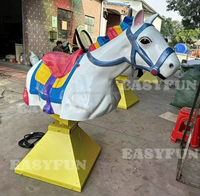 EASYFUN Factory Customized Mechanical Bull Excitement Horse Bull Soft Bull Genuine Cow Hair Bull Game Amusement Park Facilities