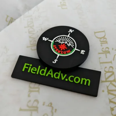 Wholesale Custom 2D 3D Silicone Rubber Logo Patch with Heat Transfer Customization for Fashionable Durable Products