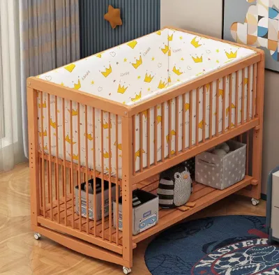 Modern Baby Cot Bed Portable Toddler Sleeping Bed