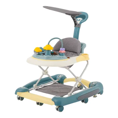 New Style Safety Baby Walker with Music Educational Interactive Plastic Frame Helper Toys for Walking Baby