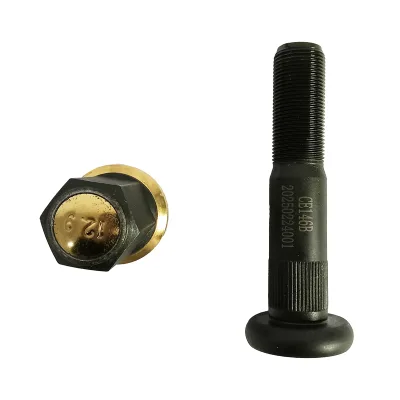 New Heavy Duty Truck Wheel Hub Bolt 40Cr/35CrMo Grade 10.9/12.9 with 1 Year Warranty for HOWO Truck Spare Parts