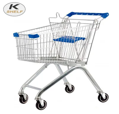 Supermarket Shopping Cart With Child Seat