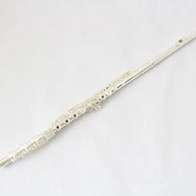 925 Solid Silver Body Chinese Flute Pipe Musical Instruments for Sale on Chinese Market with Accessories and case Bag