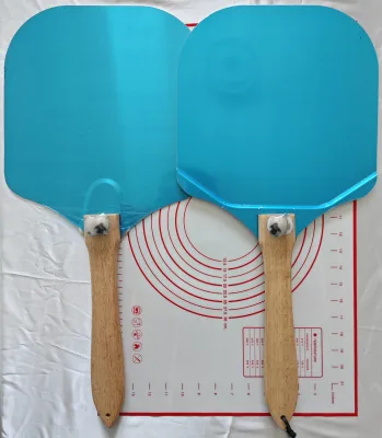 Homee & Kitchen 12 Inch Disposable Pizza Peel with Foldable Aluminum Spatula Factory Supply