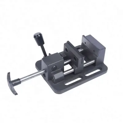 Heavy-duty Q19K100 4inch Fast Drilling Machine Flat-nose Pliers Precision Bench Drill with Clamp Woodworking Bench Vise