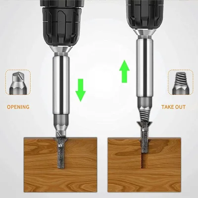 22-Piece High-Speed Steel Reverse-Thread Screw Extractor & Stripped Bolt Removal Tool Set with Knurled & Polished Finish