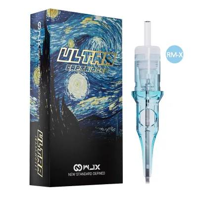 Ultra Three-row Semi-rounded Stainless Steel Cartridge Needles Disposable EO Sterilized Permanent Tattoo Wholesale Special Size