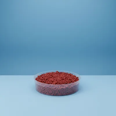 Red Food Grade Plastic Masterbatch 88903 for Fibers Safety Helmets & Toys-Customizable Colors Anti-Aging