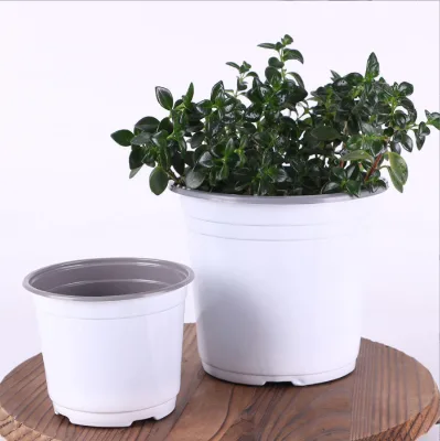 Eco-friendly Soft Flowerpot Gardening Round Plastic Flower Pots for Plants Nursery