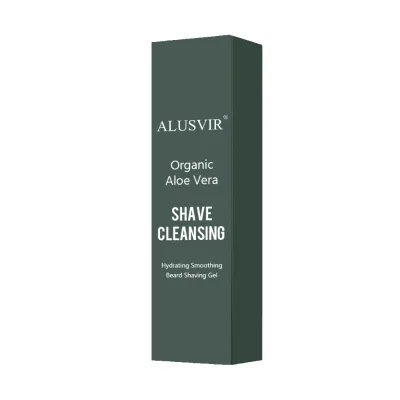 Wholesale Natural Organic Aloe Vera Eco-Friendly Therapeutic Shave Cleansing Men's Hydrating Smoothing Beard Shaving Cream for