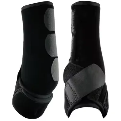 Hot Sale Horse Equipment Adjustable Cross Strap Front and Hind Racing Tendon Neoprene Horse Boots