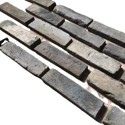 Ancient Grey Culture Brick Exterior Wall Clay Bricks Veneer Cladding