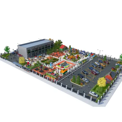Customized Design Theme Park Kids Outdoor Playgrounds Fun Park Equipment