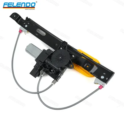 FELENDO Auto Parts Rear Right Window Regulator with Motor for Jaguar XF 2009-2015 X250 C2Z26991 C2Z20614
