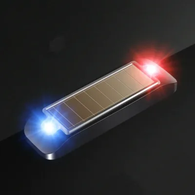 Car Alarm Security System with LED Flash Shoulder Lamp Red Blue Yellow Strobe Light