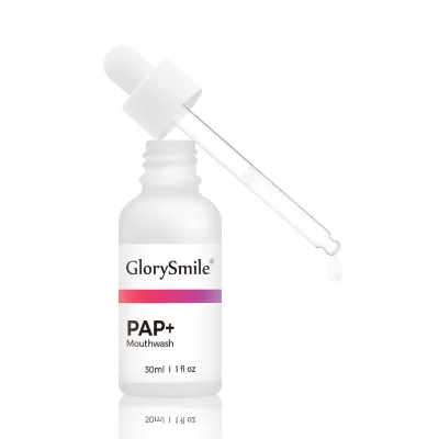Private Label Mini Portable Travel Organic Whitening Activated Charcoal PAP Mouth Wash Bottle Mouthwash