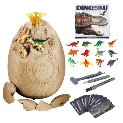 Archaeological Dinosaur Egg Dinosaur Toy Set Plastic Excavate Tool Educational Science Exploration Toy Kids Stem Toys