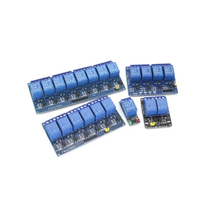 JEO 1 2 4 6 8 channel 5V 12V 24V relay module with optocoupler isolation low level trigger development board relay module