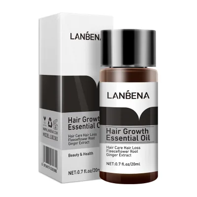 LANBENA Andrea 20ml Essential Oil Liquid Fast Powerful Hair Growth Essence Men's Hair Care Styling Product Preventing Hair Loss