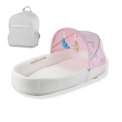 New Foldable Infant Bed Baby Bed With Luxury Baby Fabric Bed