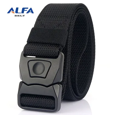 Alfa Designer Stretch Belt Sports protection Waist Support Belt for Men Woven Stretch Golf Belt