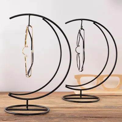 New Type Iron Wire Structure Heart Shaped Glasses Display Stand Creative Desktop Hanging Jewelry Storage Rack
