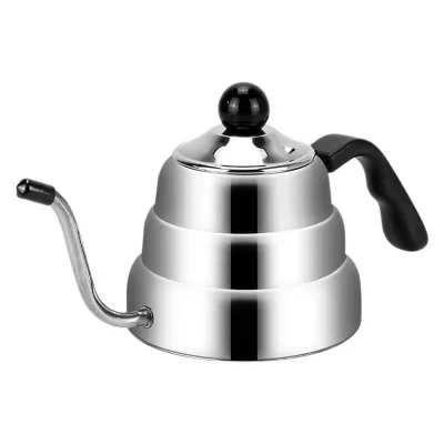 Stainless Steel Coffee Pot with Long Narrow Spout