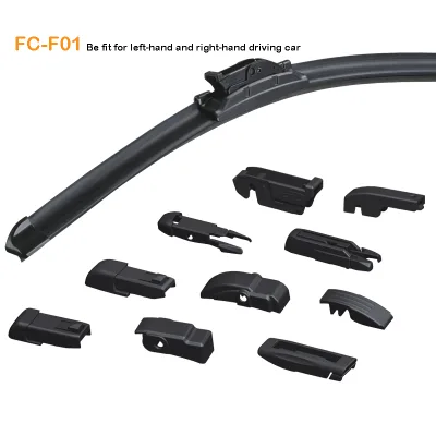 Soft Windscreen Wiper Blades Universal Frameless Wiper Blades Multi Adapter16inch for tesla Model Y