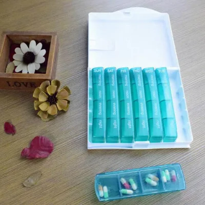 Plastic pill box