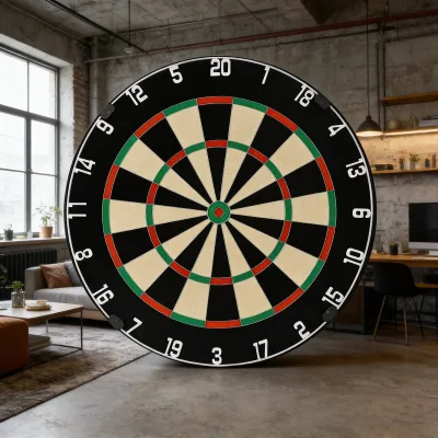 Color Custom Sisal Dartboard Dart Uniform Fiber Density Even Wear Slow Down Target Surface Aging Dart Gear
