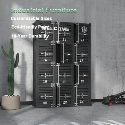 Bulk Order Discount Anti-Rust Steel Locker Multi-Door Storage Unit for Workshop Gymnasium Office-Commercial Furniture Cabinet